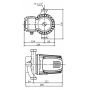 Насос циркуляционный Shinhoo BASIC 25-20 230 с гайками