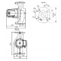 Насос циркуляционный Shinhoo BASIC 50-20SF, фланцевый 380В