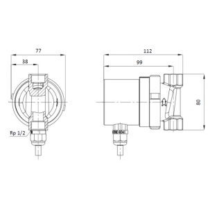 Насос циркуляционный для ГВС Shinhoo INSTANT 15-1.5 II BL