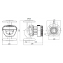 Насос циркуляционный энергоэффективный Shinhoo MEGA 40-6F, фланцевый 220В