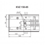 Конвектор внутрипольный с решеткой Techno Power KVZ 150-85-1400