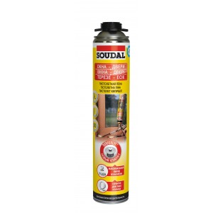 Пена монтажная Soudal 50 12*750 мл жёлтая