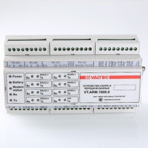 Концентратор общедомовой GSM/GPRS, Ethernet, RS232, RS485 3шт, 2 импульсных входа, 2 аналоговых